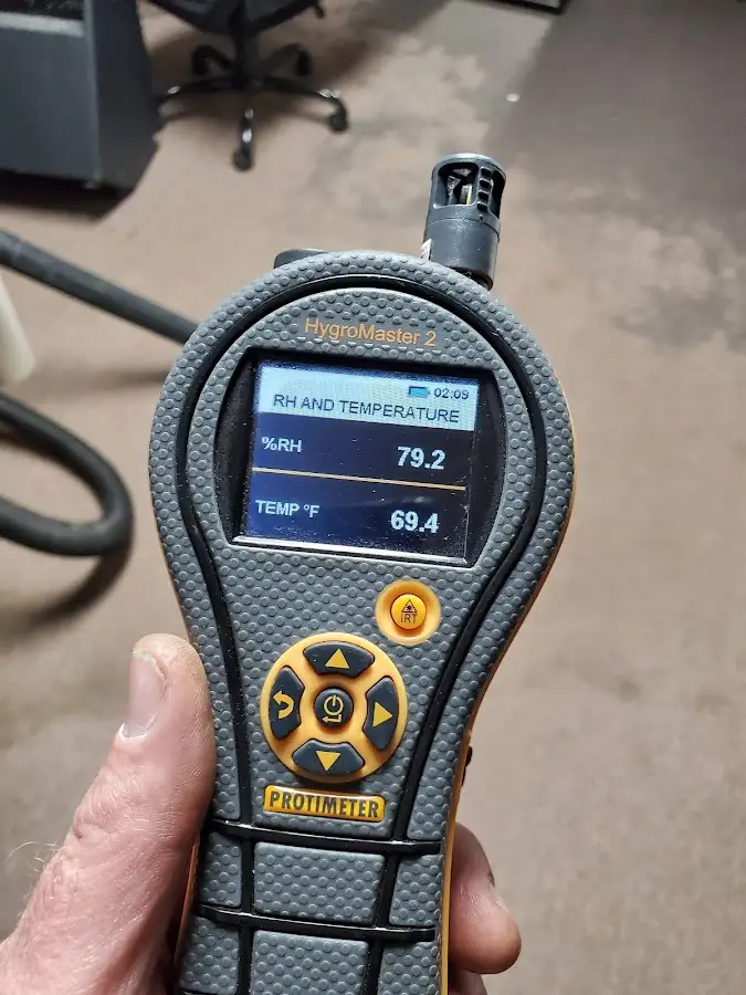 Moisture meter humidity assessment for Mold Remediation & Removal in Harrison